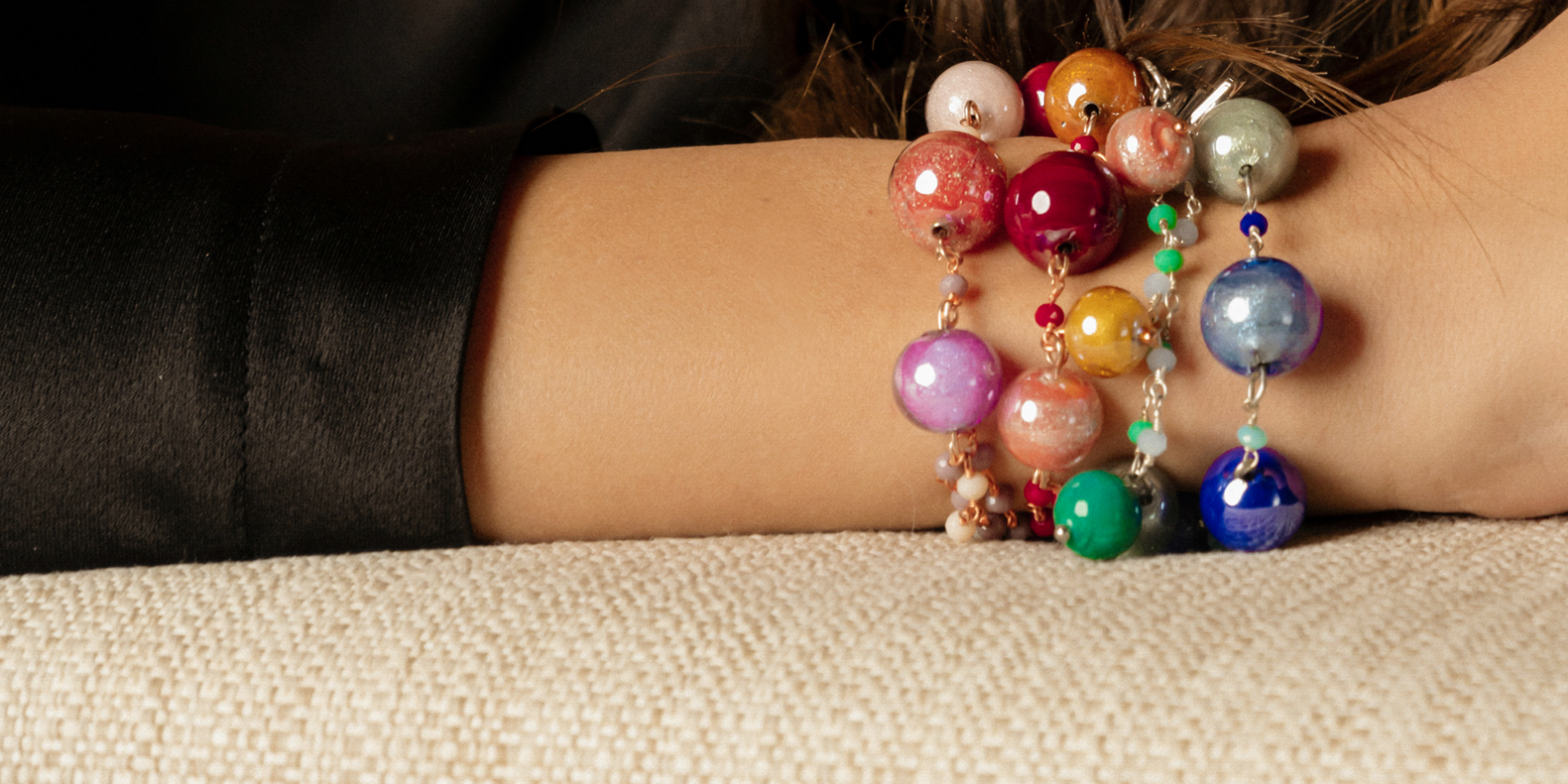 Necklace from the Bubble collection