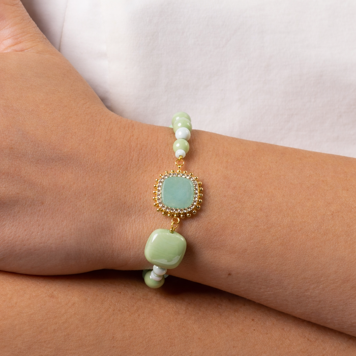 Bloom Collection - Top Murano Glass Bracelet hover image