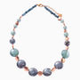 Atena Necklace Collier, Murano glass with 18KT Gold Finish over Steel, Made in Italy – Atena Collection
