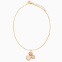 Audrey Pendant Necklace, Murano glass with 18KT Gold Finish over Brass with Stainless Steel Clasp, Made in Italy – Audrey Collection
