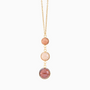 Audrey Pendant Necklace, Murano glass available in  18KT Gold Finish over Brass or Rhodium Finish over Brass , Made in Italy – Audrey Collection
