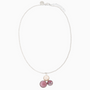 Audrey Pendant Necklace, Murano glass with Rhodium Finish over Brass with Stainless Steel Clasp, Made in Italy – Audrey Collection
