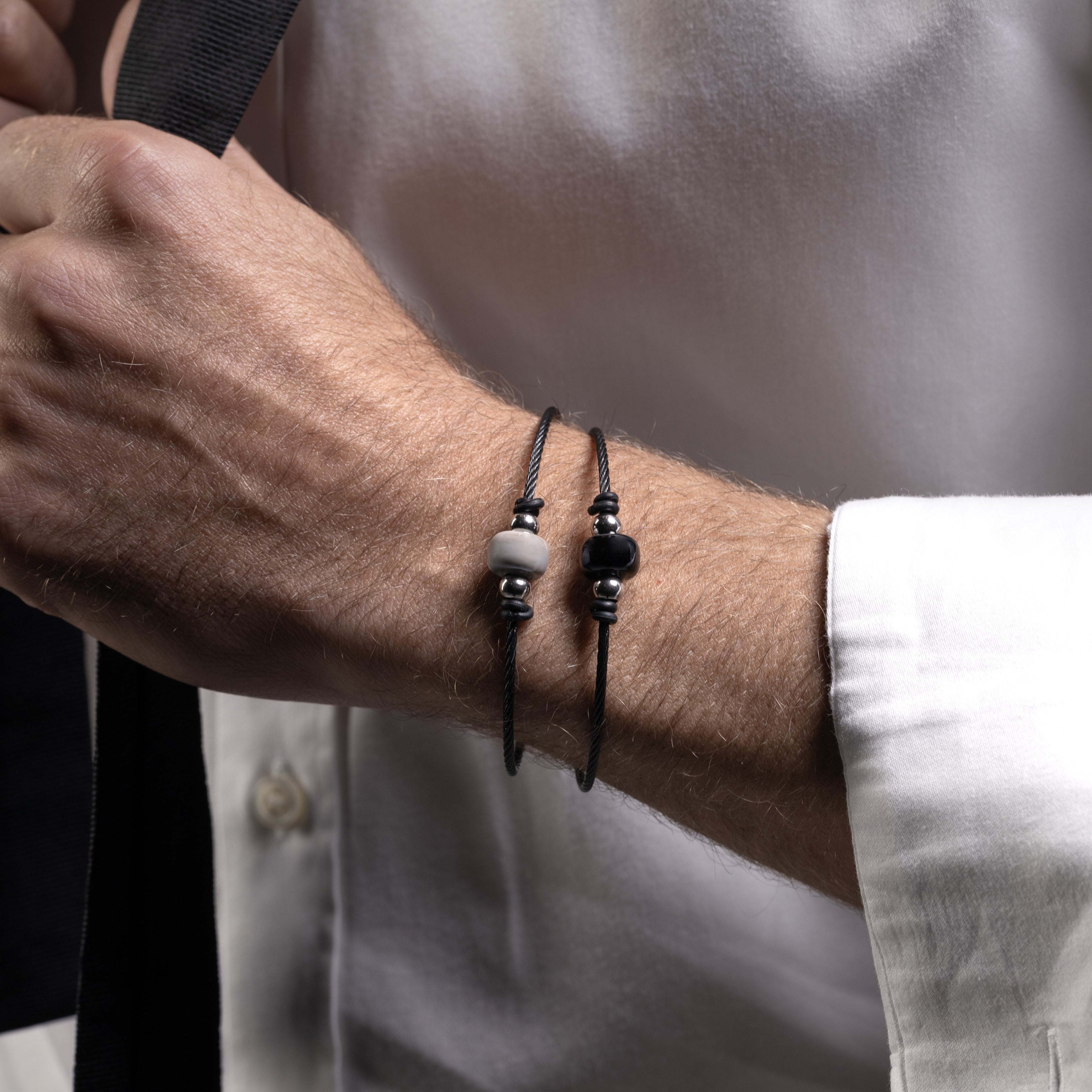 Ghost Collection - Steel & Silicone Men’s Bracelet