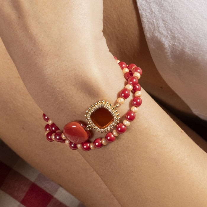 Bloom Collection - Easy Murano Glass Bracelet hover image