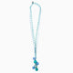 Bubble Opera Necklace, Murano glass with Rhodium Finish over Brass, Made in Italy – Bubble Collection
