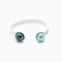 Drop Bracelet, Murano glass with Rhodium Finish over Brass, Made in Italy – Drop Collection
