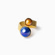 Drop Ring, Murano glass with 18KT Gold Finish over Brass, Made in Italy – Drop Collection