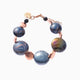 Atena Bracelet, Murano glass with 18KT Gold Finish over Stainless Steel, Made in Italy – Atena Collection
