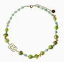 Zefiro Necklace Collier, Murano glass with 18KT Gold Finish over Brass and Stainless Steel clasp, Made in Italy – Zefiro Collection
