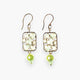 Zefiro Earrings, Murano glass with 18KT Gold Finish over Brass and Stainless Steel hook, Made in Italy – Zefiro Collection
