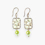 Zefiro Earrings, Murano glass with 18KT Gold Finish over Brass and Stainless Steel hook, Made in Italy – Zefiro Collection