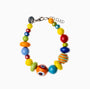 Carioca Bracelet, Murano glass with Rhodium Finish over Stainless Steel, Made in Italy – Carioca Collection