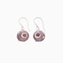 Elettra Earrings, Murano glass with Rhodium Finish over Stainless Steel, Made in Italy – Elettra Collection
