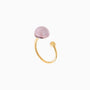 Seaside Serenity Ring, Murano glass with 18KT Gold Finish over Brass, Made in Italy – Seaside Serenity Collection