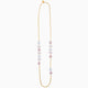 Sunset Mirage Opera Necklace, Murano glass with 18KT Gold Finish over Brass and Stainless Steel clasp, Made in Italy – Sunset Mirage Collection