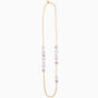 Sunset Mirage Opera Necklace, Murano glass with 18KT Gold Finish over Brass and Stainless Steel clasp, Made in Italy – Sunset Mirage Collection