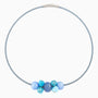 Soraya Necklace Collier, Murano glass with 18Kt Gold Finish over Brass, Tone to Tone Chain,  Made in Italy – Soraya Collection