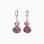 Soraya Earrings, Murano glass with 18KT Gold Finish over Brass , Made in Italy – Soraya Collection