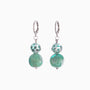 Soraya Earrings, Murano glass with 18KT Gold Finish over Brass , Made in Italy – Soraya Collection