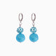 Soraya Earrings, Murano glass with Rhodium Finish over Brass , Made in Italy – Soraya Collection