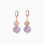 Soraya Earrings, Murano glass with 18KT Gold Finish over Brass , Made in Italy – Soraya Collection
