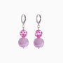 Soraya Earrings, Murano glass with 18KT Gold Finish over Brass , Made in Italy – Soraya Collection