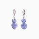Soraya earrings, Murano glass with 18KT gold finish over brass, Made in Italy — close-up of the beadwork.