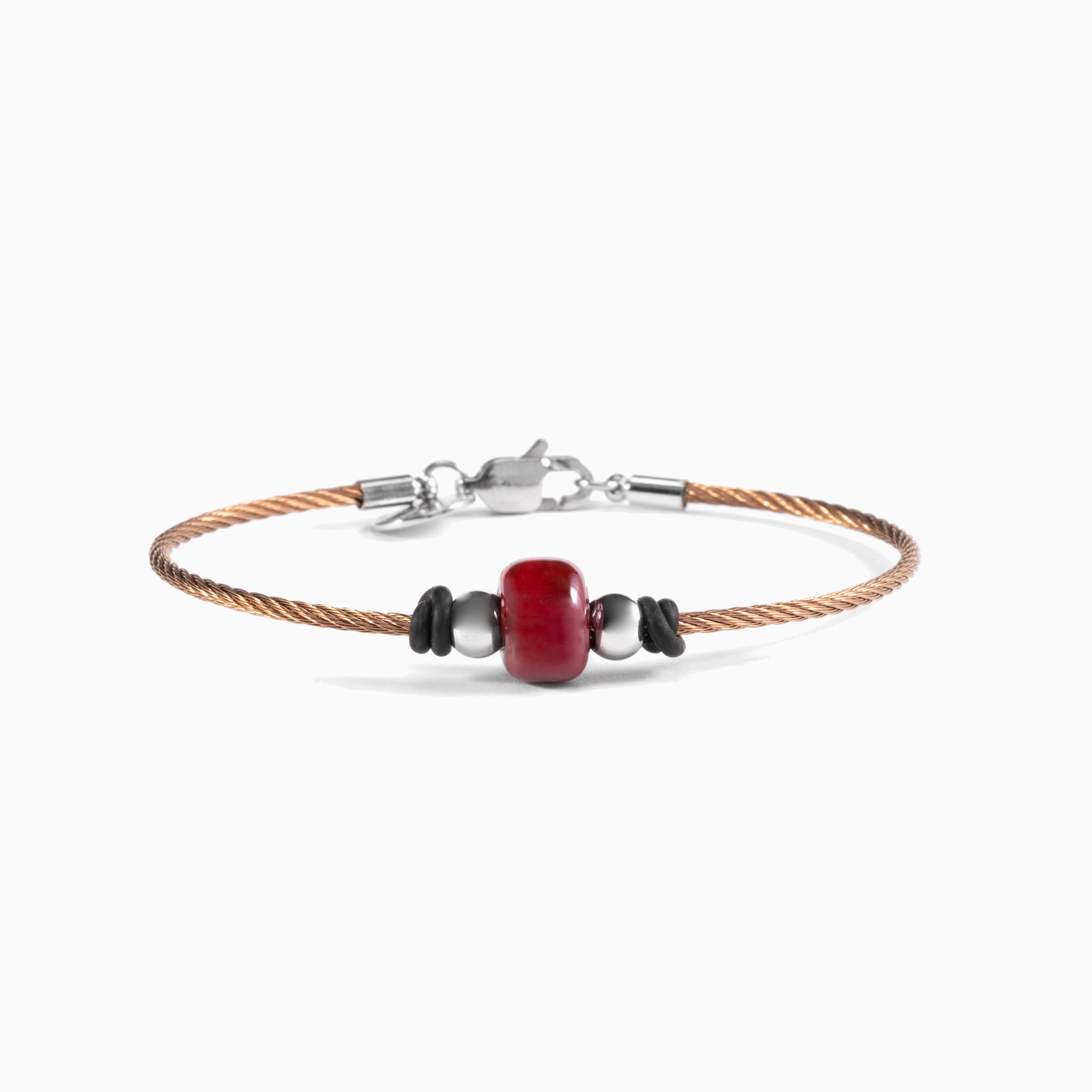 Ghost Collection - Steel & Silicone Men’s Bracelet