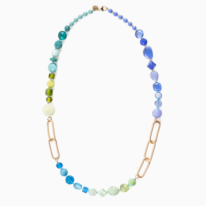 Breeze Collections - Murano Glass Link Opera Necklace