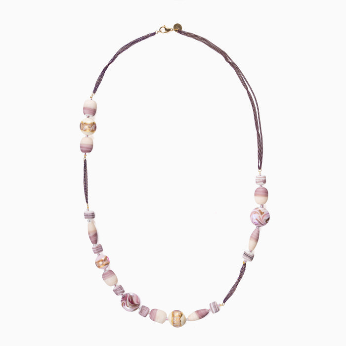 Blush Collection - Murano Glass Opera Necklace