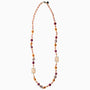 Zefiro Opera Necklace, Murano glass with 18KT Gold Finish over Brass and Stainless Steel clasp, Made in Italy – Zefiro Collection