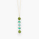 Ocean Odyssey Pendant Necklace, Murano glass with 18KT Gold Finish over Brass and Stainless Steel clasp, Made in Italy – Ocean Odyssey Collection