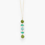 Ocean Odyssey Pendant Necklace, Murano glass with 18KT Gold Finish over Brass and Stainless Steel clasp, Made in Italy – Ocean Odyssey Collection