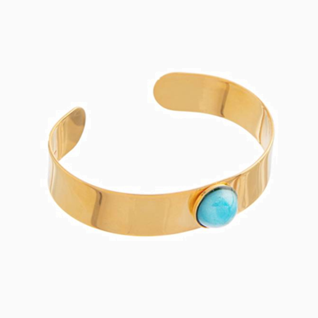 Seaside Serenity Bracelet, Murano glass with 18KT Gold Finish over Brass, Made in Italy – Seaside Serenity Collection