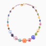 Gea Necklace Collier, Murano glass with 18KT Gold Finish over Stainless Steel, Made in Italy – Gea Collection

