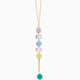 Sunset Mirage Pendant Necklace, Murano glass with 18KT Gold Finish over Brass and Stainless Steel clasp, Made in Italy – Sunset Mirage Collection