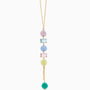 Sunset Mirage Pendant Necklace, Murano glass with 18KT Gold Finish over Brass and Stainless Steel clasp, Made in Italy – Sunset Mirage Collection