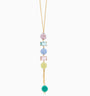 Sunset Mirage Pendant Necklace, Murano glass with 18KT Gold Finish over Brass and Stainless Steel clasp, Made in Italy – Sunset Mirage Collection