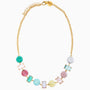 Sunset Mirage Necklace Collier, Murano glass with 18KT Gold Finish over Brass and Stainless Steel clasp, Made in Italy – Sunset Mirage Collection