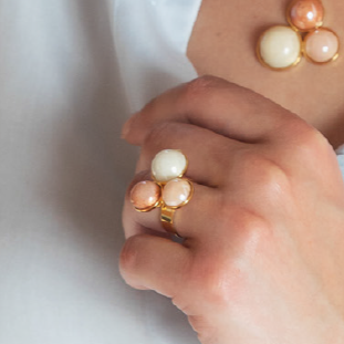 Audrey Collection -  Adjustable Ring hover image