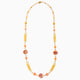 Tasnim Opera Necklace, Murano glass with 18KT Gold Finish over Brass and Stainless Steel clasp, Made in Italy – Tasnim Collection