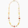 Tasnim Opera Necklace, Murano glass with 18KT Gold Finish over Brass and Stainless Steel clasp, Made in Italy – Tasnim Collection