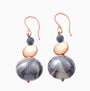 Atena Earrings, Murano glass with 18KT Gold Finish over Stainless Steel, Made in Italy – Atena Collection
