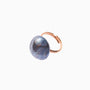 Atena Ring, Murano glass with 18KT Gold Finish over Stainless steel, Made in Italy – Atena Collection