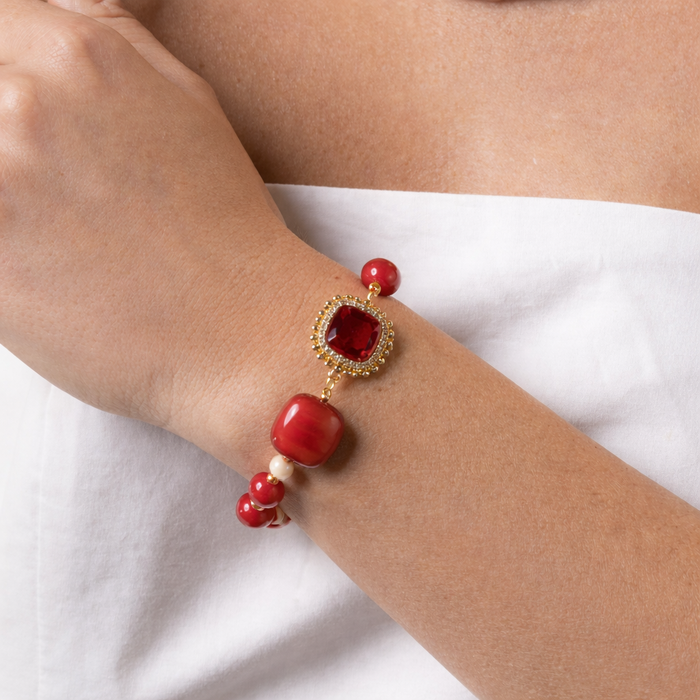 Bloom Collection - Top Murano Glass Bracelet hover image