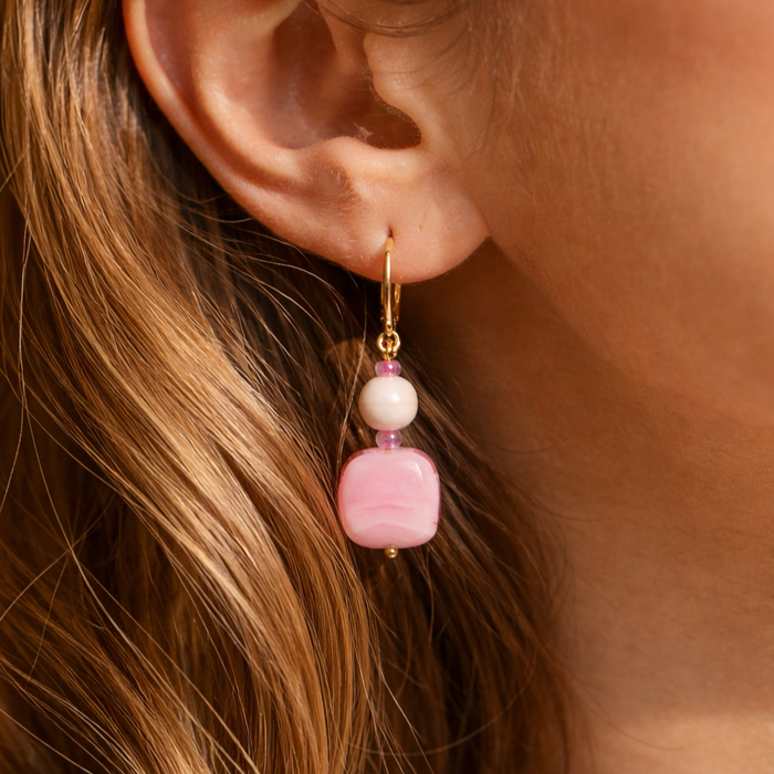 Bloom Collection - Easy Murano Glass Earrings hover image