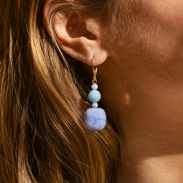 Bloom Collection - Easy Murano Glass Earrings hover image