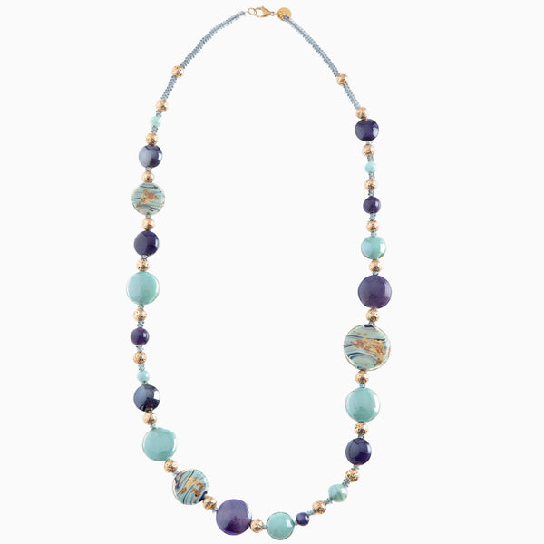 Gaia Opera Necklace | Murano Glass, Made in Italy – MurrinaMurano.us