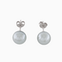 Murano glass stud earrings, 925 Sterling Silver – Majime Collection, Made in Italy
