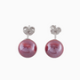 Murano glass stud earrings, 925 Sterling Silver – Majime Collection, Made in Italy
